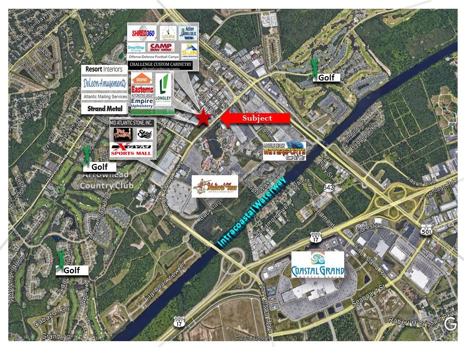 George Bishop Parkway Flex Retail Space: 404 George Bishop Pkwy, Myrtle Beach, SC 29579